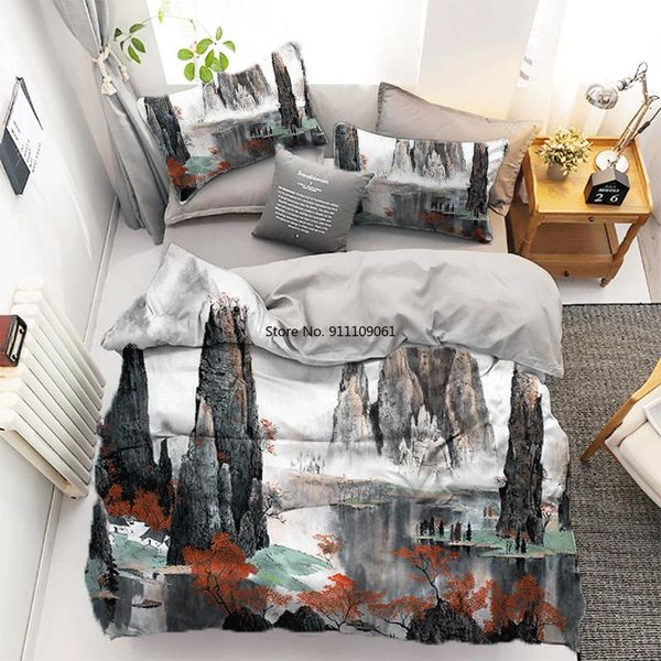 bedding sets beautiful natural landscape 3d luxury 2 set comforter ink painting duvet cover with pillowcase
bedding sets beautiful natural landscape 3d luxury 2 set comforter ink painting duvet cover with pillowcase