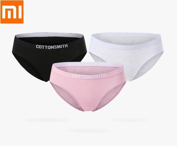 smart home control xiaom cottonsmith cotton women's underwear 3pcs girl briefs breathable comfort casual sport female panties
smart home control xiaom cottonsmith cotton women's underwear 3pcs girl briefs breathable comfort casual sport female panties