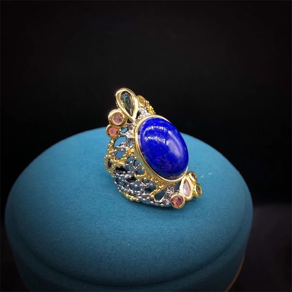 natural lapis lazuli ring pendant set italian handicraft inlaid baowa jewelry design, Black
natural lapis lazuli ring pendant set italian handicraft inlaid baowa jewelry design, Black