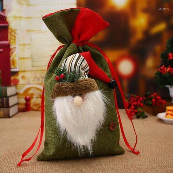 christmas decorations 2pcs/set gift supply linen candy package bag doll decorated santa claus patry
christmas decorations 2pcs/set gift supply linen candy package bag doll decorated santa claus patry