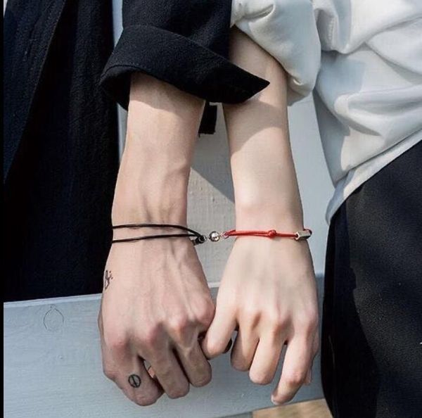charm bracelets 2pcs couple bracelet friendship rope braided distance magnetic attract eacher chinese idioms wrist chain jewelry lover gift, Golden;silver
charm bracelets 2pcs couple bracelet friendship rope braided distance magnetic attract eacher chinese idioms wrist chain jewelry lover gift, Golden;silver