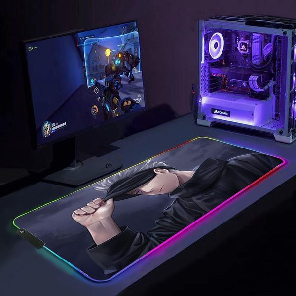 mouse pads & wrist rests rgb gaming pad jujutsu kaisen large size colorful luminous anti-slip rubber base computer keyboard ip
mouse pads & wrist rests rgb gaming pad jujutsu kaisen large size colorful luminous anti-slip rubber base computer keyboard ip