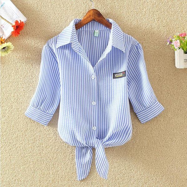 striped blusas mujer y women blouses plus size clothing 4xl chemise femme camisa, White
striped blusas mujer y women blouses plus size clothing 4xl chemise femme camisa, White