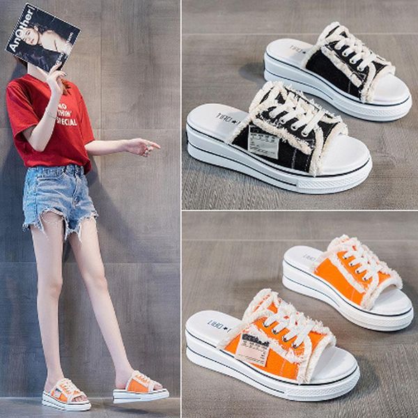slippers women's sandals leather flat shoes small white casual jeans thick soled, Black
slippers women's sandals leather flat shoes small white casual jeans thick soled, Black