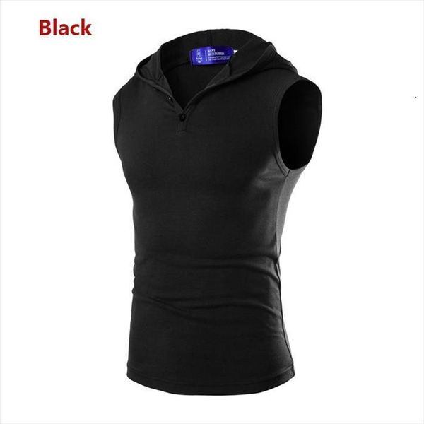 mens summer hooded fashion trend solid color sweat vest young youthful vitality refreshing breathable, White;black
mens summer hooded fashion trend solid color sweat vest young youthful vitality refreshing breathable, White;black