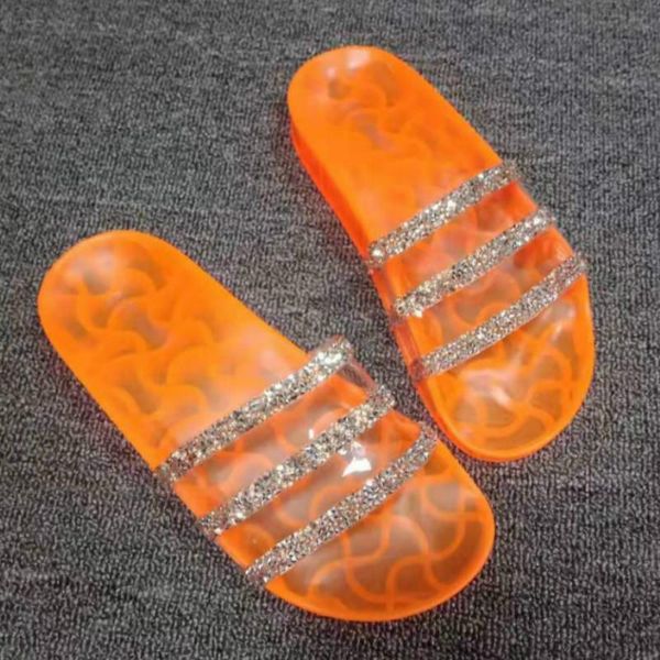 slippers fashion women's jelly shoes summer indoor outdoor slides transparent rhinestone beautiful crystal female beach slipers, Black
slippers fashion women's jelly shoes summer indoor outdoor slides transparent rhinestone beautiful crystal female beach slipers, Black