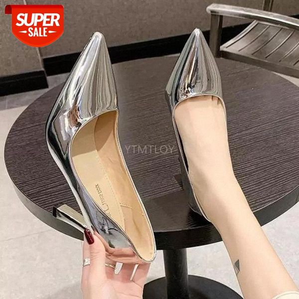 fashion high heels spring patent leather pointed toe single shoes black work woman pumps slip-on zapatos rojos mujer #ns5t
fashion high heels spring patent leather pointed toe single shoes black work woman pumps slip-on zapatos rojos mujer #ns5t