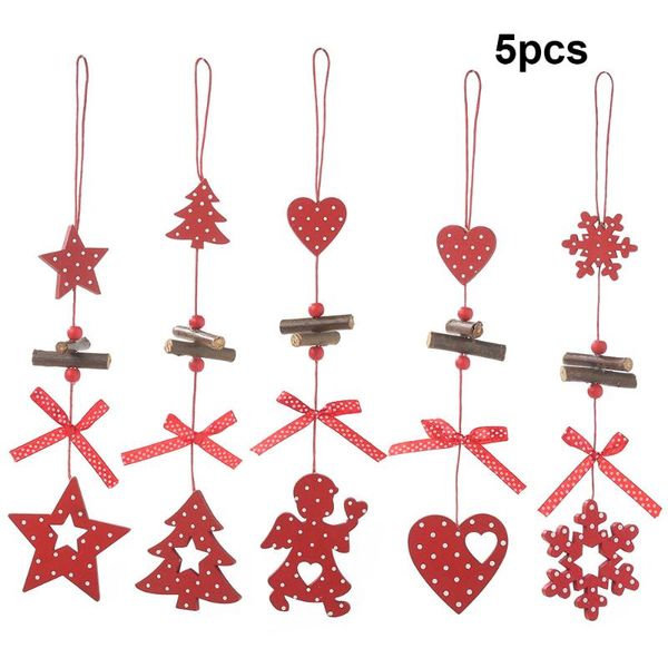 christmas decorations 5pcs/set red wooden hanging decor star tree ornaments diy engraving crafts wedding party decoration
christmas decorations 5pcs/set red wooden hanging decor star tree ornaments diy engraving crafts wedding party decoration