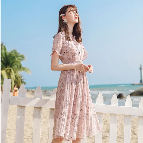 2021 new summer women v-neck short ruffle sleeve pleated female fashion casual printing chiffon es qx72 0moy, Black;gray
2021 new summer women v-neck short ruffle sleeve pleated female fashion casual printing chiffon es qx72 0moy, Black;gray
