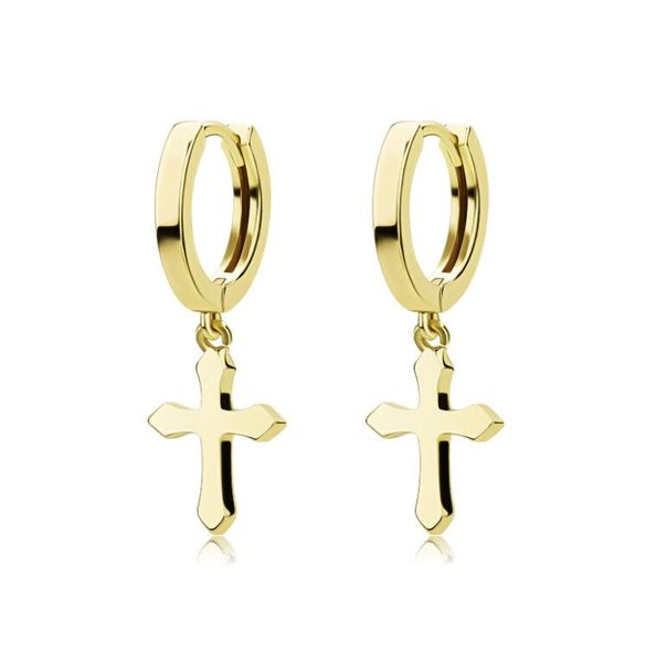 smooth cross personality dangle earrings s925 silver needle hip hop women men jewelry
smooth cross personality dangle earrings s925 silver needle hip hop women men jewelry