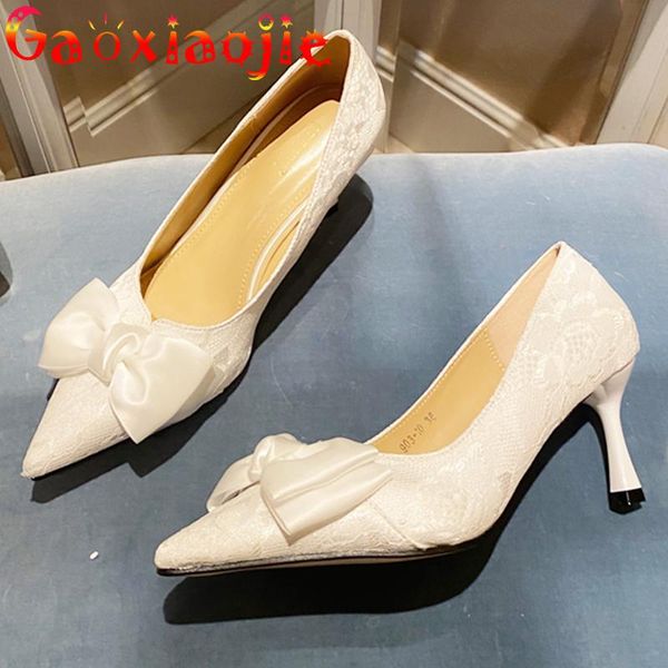 dress shoes gaoxiaojie 2021 classics women pointed high heels sweet bowknot party wedding lace bridal princess stiletto, Black
dress shoes gaoxiaojie 2021 classics women pointed high heels sweet bowknot party wedding lace bridal princess stiletto, Black