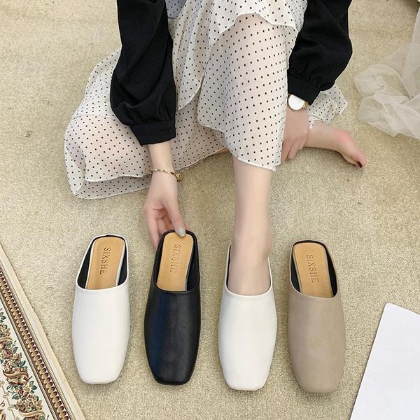 slippers casual shoes loafers slipers women female mule cover toe slides luxury 2021 flat soft mules rome pu basic fashion sprin, Black
slippers casual shoes loafers slipers women female mule cover toe slides luxury 2021 flat soft mules rome pu basic fashion sprin, Black