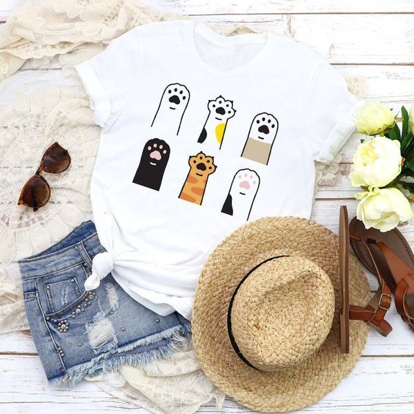 women graphic cat dog paw pet cartoon fashion printing fashion tees clothing female print t shirt shirt womens t-shirt, White
women graphic cat dog paw pet cartoon fashion printing fashion tees clothing female print t shirt shirt womens t-shirt, White