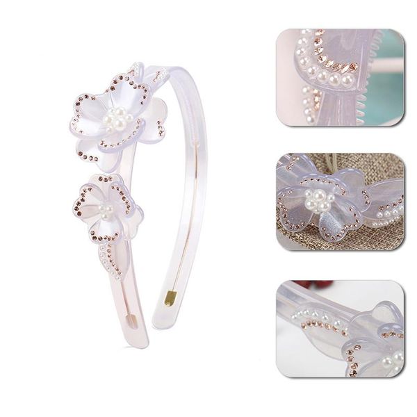 hand-made cellulose acetate headband light violet flower designed headband with diamond, Slivery;white
hand-made cellulose acetate headband light violet flower designed headband with diamond, Slivery;white