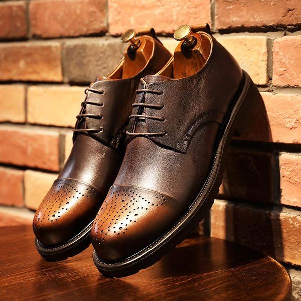 dress shoes italian men winter genuine cow leather derby for male formal business real black round toe lace up wedding footwear
dress shoes italian men winter genuine cow leather derby for male formal business real black round toe lace up wedding footwear