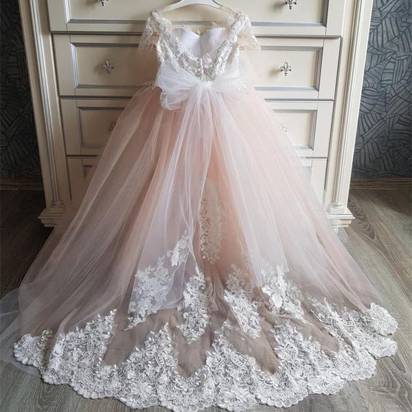girl's dresses formal 3d lace applique flower girl with long train o-neck for wedding gowns kids birthday party, Red;yellow
girl's dresses formal 3d lace applique flower girl with long train o-neck for wedding gowns kids birthday party, Red;yellow