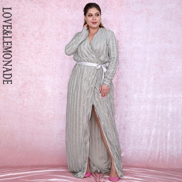 casual dresses love&lemonade plus size siler deep v-neck stripes glitter gued cross maxi lm6546plus, Black;gray
casual dresses love&lemonade plus size siler deep v-neck stripes glitter gued cross maxi lm6546plus, Black;gray