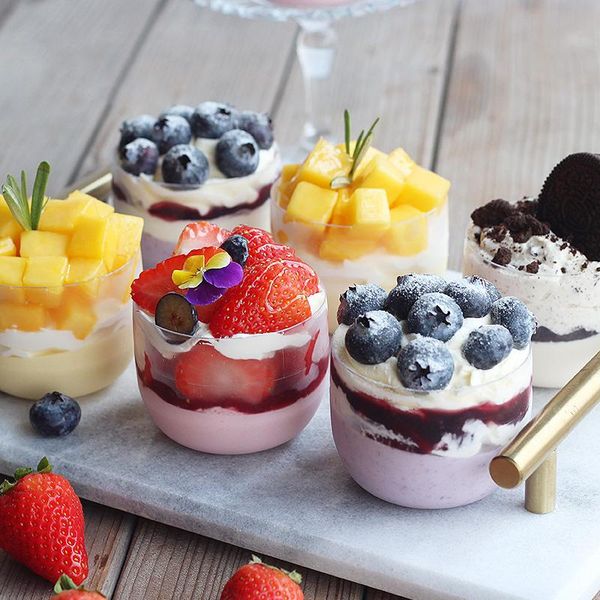 disposable cups & straws 25pcs food grade hard plastic cup thickened mousse pudding jelly tiramisu dessert cake sawdust 140ml
disposable cups & straws 25pcs food grade hard plastic cup thickened mousse pudding jelly tiramisu dessert cake sawdust 140ml