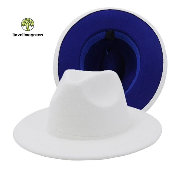 wide brim hats wholesale white royal blue patchwork wollen felt fedora hat jazz panama cowboy women men top, Blue;gray
wide brim hats wholesale white royal blue patchwork wollen felt fedora hat jazz panama cowboy women men top, Blue;gray