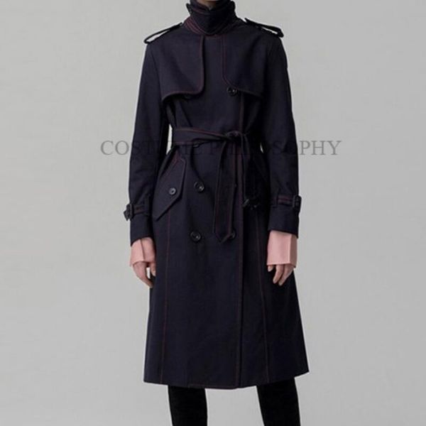 women's trench coats / spring women fashion personalized customization large-size loose jacket with mid-length stand-up collar/s-6xl, Tan;black
women's trench coats / spring women fashion personalized customization large-size loose jacket with mid-length stand-up collar/s-6xl, Tan;black