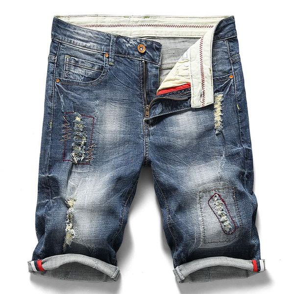 brand men's denim shorts 2021 summer new fashion casual hole slim shorts cotton elastic ripped short jeans men, White;black
brand men's denim shorts 2021 summer new fashion casual hole slim shorts cotton elastic ripped short jeans men, White;black