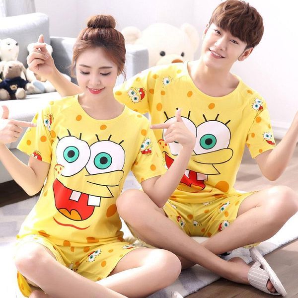 woman's pajamas summer thin cotton cartoon pajama set love couple men pyjamas, Black;red
woman's pajamas summer thin cotton cartoon pajama set love couple men pyjamas, Black;red