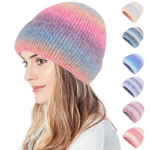 beanie/skull caps 2021 knitted cashmere beanie hat for women tie dye multicolor thick warm beanies ladies wool skullies cap soft, Blue;gray
beanie/skull caps 2021 knitted cashmere beanie hat for women tie dye multicolor thick warm beanies ladies wool skullies cap soft, Blue;gray