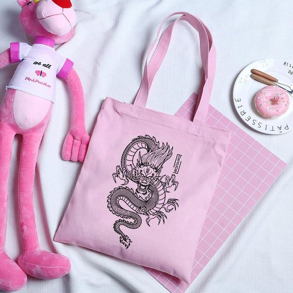 evening bags korean style dragon graphics printing canvas shopper bag harajuku large capacity gothic vintage shoulder womens punk handbag
evening bags korean style dragon graphics printing canvas shopper bag harajuku large capacity gothic vintage shoulder womens punk handbag