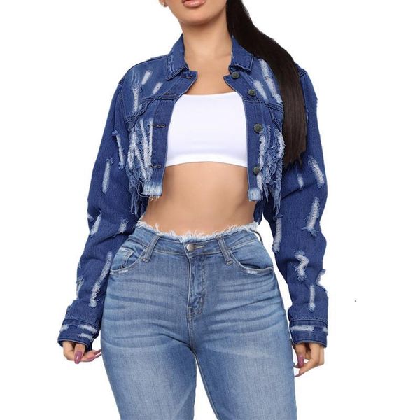 plus size ripped hole cropped woman jean jacket women 5xl blue bomber short denim jackets jaqueta long sleeve casual jeans coat, Black;brown
plus size ripped hole cropped woman jean jacket women 5xl blue bomber short denim jackets jaqueta long sleeve casual jeans coat, Black;brown