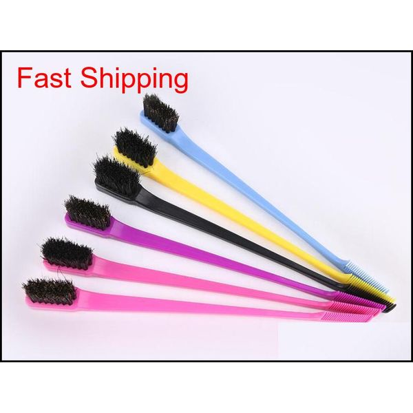 2019 beauty double sided edge control hair comb hair styling tool hair brush toothbrush style eyebro qylyxc comecase, Silver
2019 beauty double sided edge control hair comb hair styling tool hair brush toothbrush style eyebro qylyxc comecase, Silver