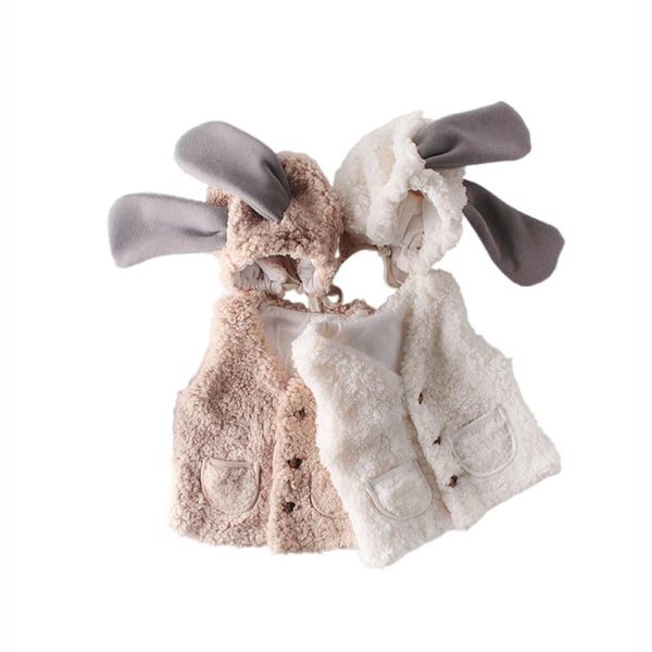 autumn and winter newborn baby boys girls plush warm vest coat +decorative cartoon hat sleeveless casual 2-pcs for 0-18, White
autumn and winter newborn baby boys girls plush warm vest coat +decorative cartoon hat sleeveless casual 2-pcs for 0-18, White