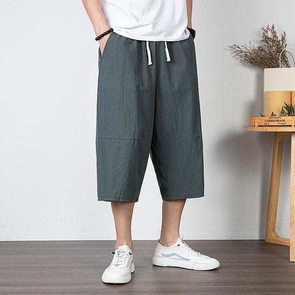 men's pants summer plus men casual home cotton linen chinese style trousers large size 8xl, Black
men's pants summer plus men casual home cotton linen chinese style trousers large size 8xl, Black