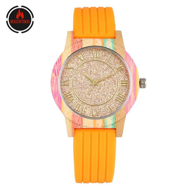 wristwatches redfire ladies wood watch quartz silicone band multicolor bamboo wooden clock shiny gold roman numerals women, Slivery;brown
wristwatches redfire ladies wood watch quartz silicone band multicolor bamboo wooden clock shiny gold roman numerals women, Slivery;brown