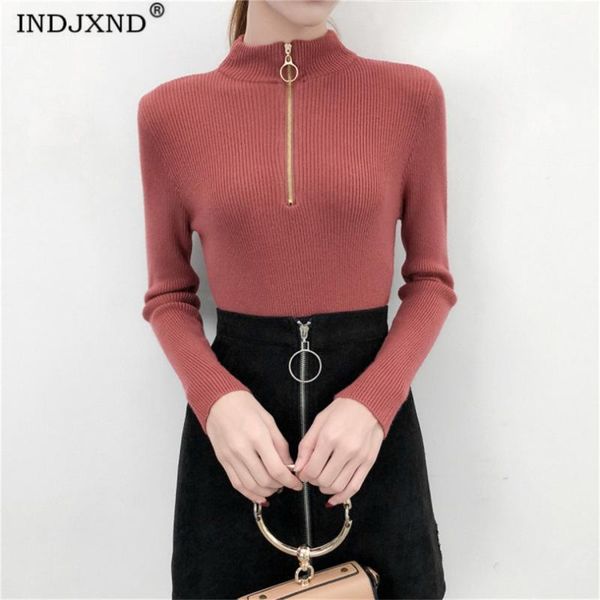 women's sweaters indjxnd winter women knitted turtleneck sweater fall casual slim pullover womens long sleeve elasticity zipper, White;black
women's sweaters indjxnd winter women knitted turtleneck sweater fall casual slim pullover womens long sleeve elasticity zipper, White;black