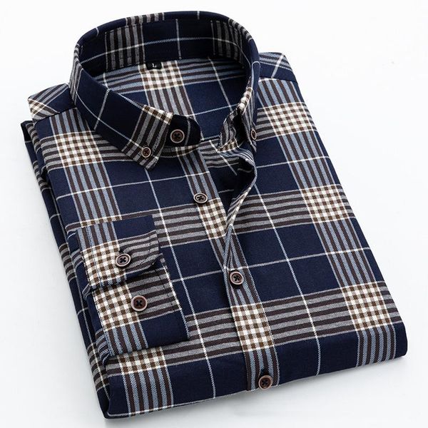 men's casual shirts brand 2021 spring autumn long sleeves flannel collar korea style shirt for plaid clothing, White;black
men's casual shirts brand 2021 spring autumn long sleeves flannel collar korea style shirt for plaid clothing, White;black
