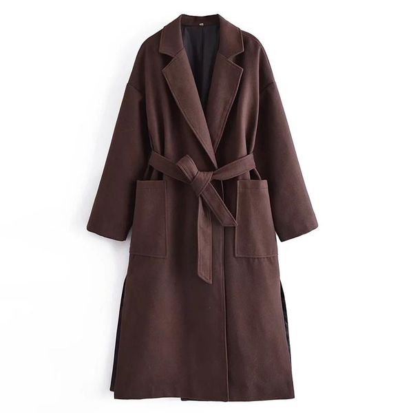 women's wool & blends winter warm womens blend long sleeve lapel trench outwear maxi belt oversize coat clothing parka jacket fashion, Black
women's wool & blends winter warm womens blend long sleeve lapel trench outwear maxi belt oversize coat clothing parka jacket fashion, Black