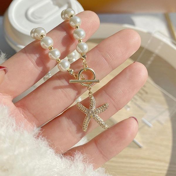 chains 2021 fashion brand jewelry elegant crystal starfish pendant&necklaces for women pearl charm choker necklaces, Silver
chains 2021 fashion brand jewelry elegant crystal starfish pendant&necklaces for women pearl charm choker necklaces, Silver