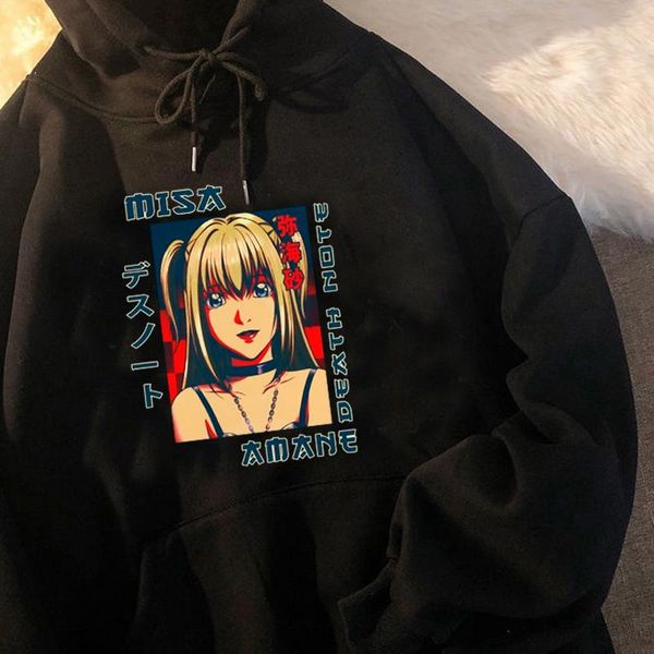 women's hoodies & sweatshirts japanes anime death note women kawaii winter warm cartoon graphic streetwear misa amane manga female, Black
women's hoodies & sweatshirts japanes anime death note women kawaii winter warm cartoon graphic streetwear misa amane manga female, Black