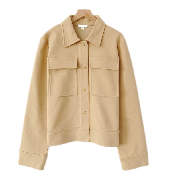 2021 new outono inverno casaco feminino turn-down colarinho manga longa nico breasted solto simples jaqueta feminina com es bolsos 3jt3, Black;brown
2021 new outono inverno casaco feminino turn-down colarinho manga longa nico breasted solto simples jaqueta feminina com es bolsos 3jt3, Black;brown