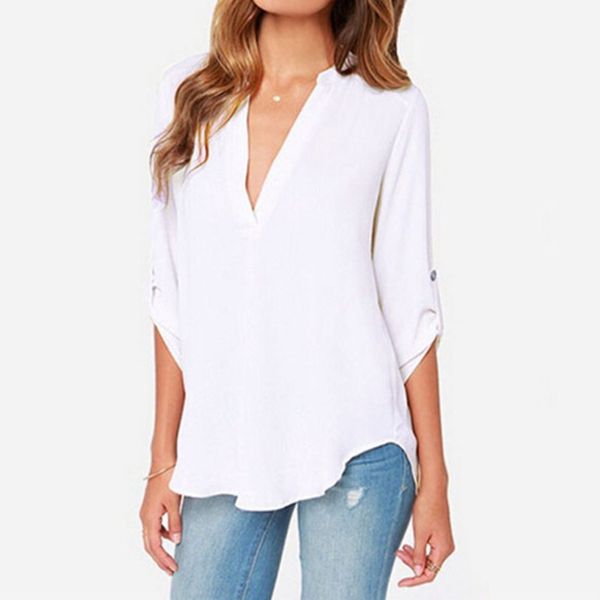design women shirts summer autumn casual v-neck chiffon shirts women and blouses long sleeve black white ladies shirts sho
design women shirts summer autumn casual v-neck chiffon shirts women and blouses long sleeve black white ladies shirts sho