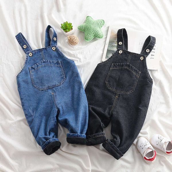 children's men's and women's winter denim plush back belt pants korean new baby jumpsuit, Blue
children's men's and women's winter denim plush back belt pants korean new baby jumpsuit, Blue