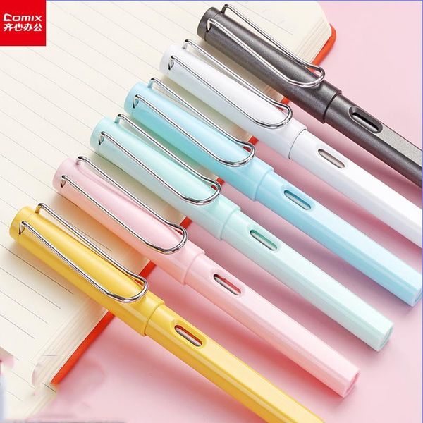 2021 new color funtain pens candy color pen with clip fountain pen ink for business office school supplies writing stationer
2021 new color funtain pens candy color pen with clip fountain pen ink for business office school supplies writing stationer