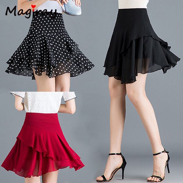 2021 new ruffle pleated chiffon women wrap korean high waist a line mini skater red black polka dot plus size skirt gljm
2021 new ruffle pleated chiffon women wrap korean high waist a line mini skater red black polka dot plus size skirt gljm