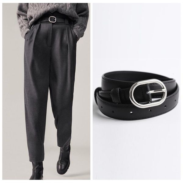 belts women luxury england style fashion metal ring buckle causal belt genuine leather designer cintos de mujer, Black;brown
belts women luxury england style fashion metal ring buckle causal belt genuine leather designer cintos de mujer, Black;brown