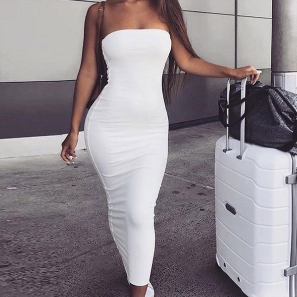 shoulder strapless sleeveless women dress straight long bodycon backless casual summer party, Black;gray
shoulder strapless sleeveless women dress straight long bodycon backless casual summer party, Black;gray