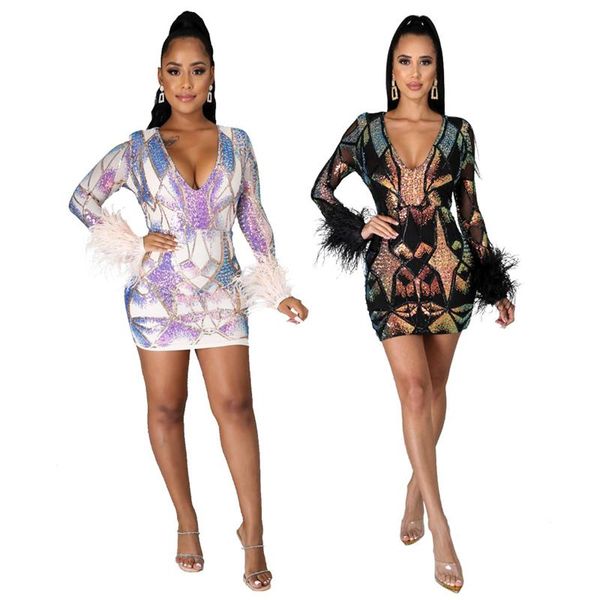 casual dresses 2021 clothing one piece ladies v-neck dress with sequined ostrich fur for nightclub birthday party naked women, Black;gray
casual dresses 2021 clothing one piece ladies v-neck dress with sequined ostrich fur for nightclub birthday party naked women, Black;gray