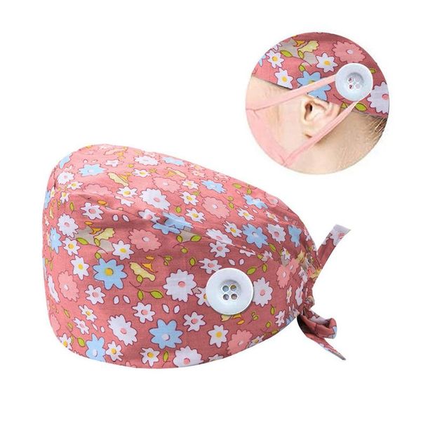 fashion breathable scrub cap printed button work hat sweatband outdoors work hat for home worker outdoor #pp2
fashion breathable scrub cap printed button work hat sweatband outdoors work hat for home worker outdoor #pp2