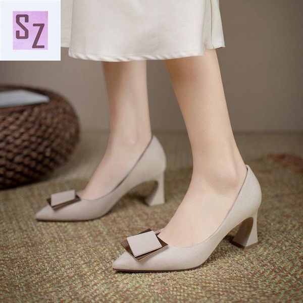 dress shoes fashion women 2021 metal square buckle thick high-heeled comfortable shallow mouth workplace women's, Black
dress shoes fashion women 2021 metal square buckle thick high-heeled comfortable shallow mouth workplace women's, Black