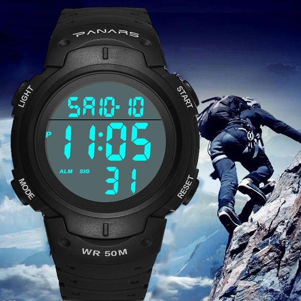 wristwatches synoke sports men's watches large dial 50m waterproof countdown led man watch military clock digital relogio masculino, Slivery;brown
wristwatches synoke sports men's watches large dial 50m waterproof countdown led man watch military clock digital relogio masculino, Slivery;brown