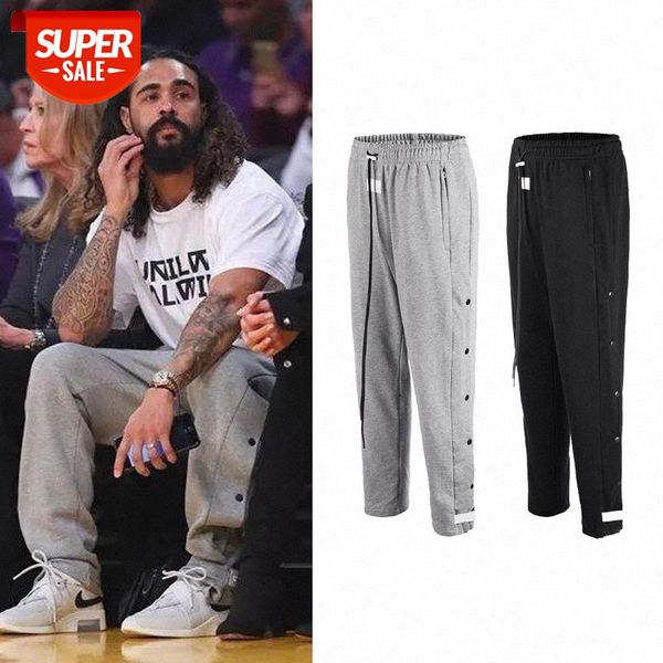 breasted trousers velcro bieber kanye with fog style sports and leisure drawstring #ti9z, Black 
breasted trousers velcro bieber kanye with fog style sports and leisure drawstring #ti9z, Black